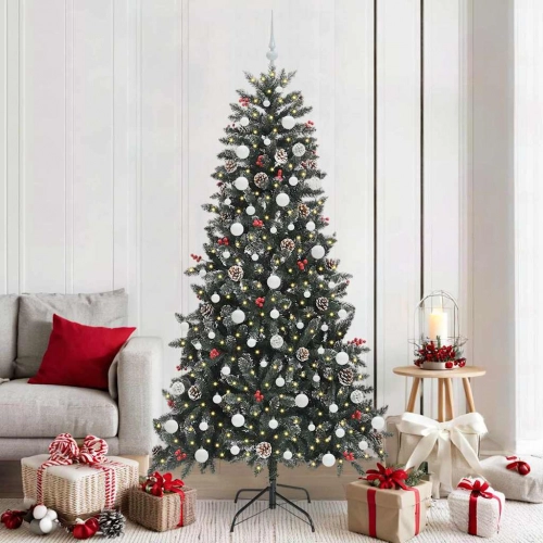 Mākslīgā Ziemassvētku Eglīte Su 300 Led Zaļa 114 X 114 X 210 Cm Vidaxl