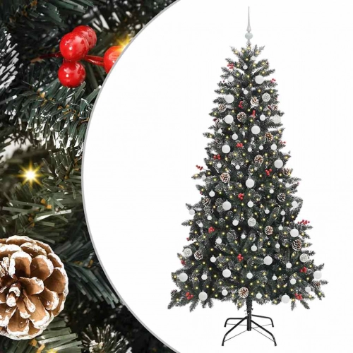 Mākslīgā Ziemassvētku Eglīte Su 300 Led Zaļa 114 X 114 X 210 Cm Vidaxl