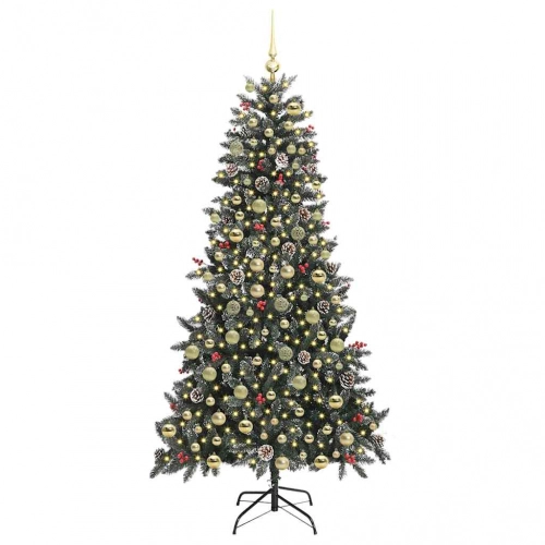 Mākslīgā Ziemassvētku Eglīte Su 300 Led Zaļa 114 X 114 X 210 Cm Vidaxl