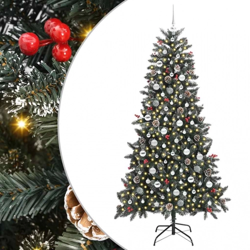 Mākslīgā Ziemassvētku Eglīte Su 300 Led Zaļa 114 X 114 X 210 Cm Vidaxl