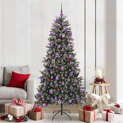 Mākslīgā Ziemassvētku Eglīte Su 300 Led Zaļa 114 X 114 X 210 Cm Vidaxl