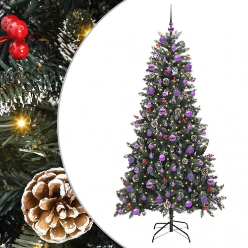 Mākslīgā Ziemassvētku Eglīte Su 300 Led Zaļa 114 X 114 X 210 Cm Vidaxl