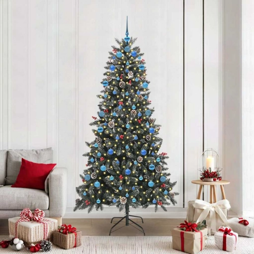 Mākslīgā Ziemassvētku Eglīte Su 300 Led Zaļa 114 X 114 X 210 Cm Vidaxl