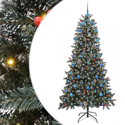 Mākslīgā Ziemassvētku Eglīte Su 300 Led Zaļa 114 X 114 X 210 Cm Vidaxl