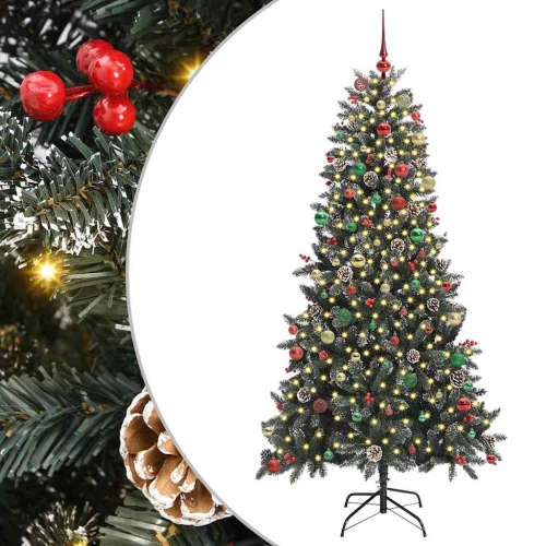 Mākslīgā Ziemassvētku Eglīte Su 300 Led Zaļa 114 X 114 X 210 Cm Vidaxl