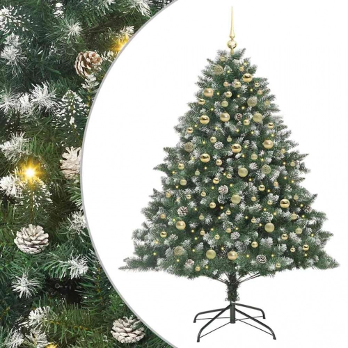 Mākslīgā Ziemassvētku Eglīte Su 300 Led Zaļa 126 X 126 X 180 Cm Vidaxl