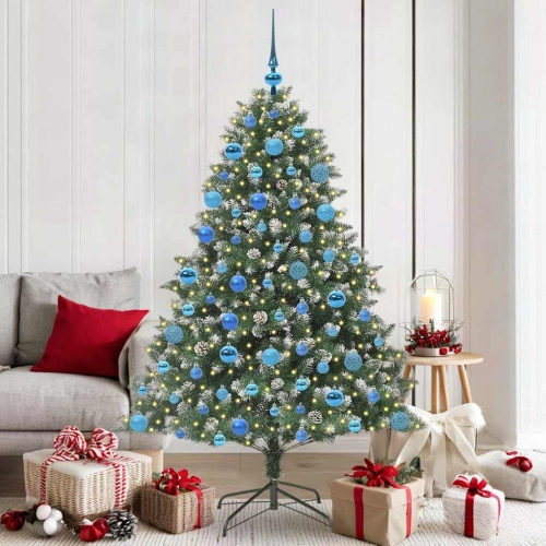 Mākslīgā Ziemassvētku Eglīte Su 300 Led Zaļa 126 X 126 X 180 Cm Vidaxl