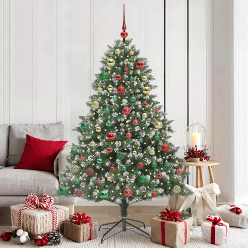 Mākslīgā Ziemassvētku Eglīte Su 300 Led Zaļa 126 X 126 X 180 Cm Vidaxl