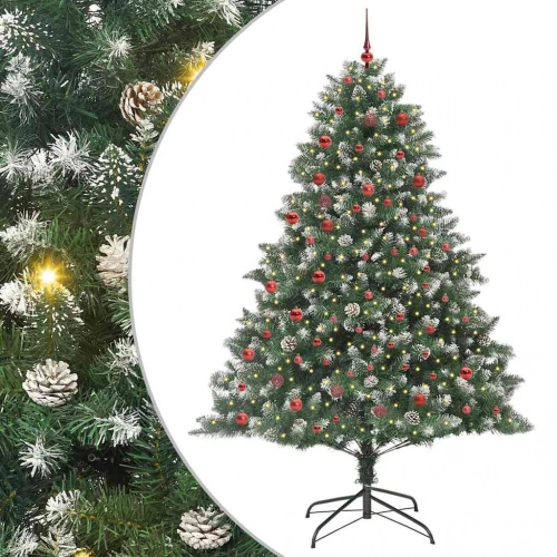 Mākslīgā Ziemassvētku Eglīte Su 300 Led Zaļa 140 X 140 X 210 Cm Vidaxl