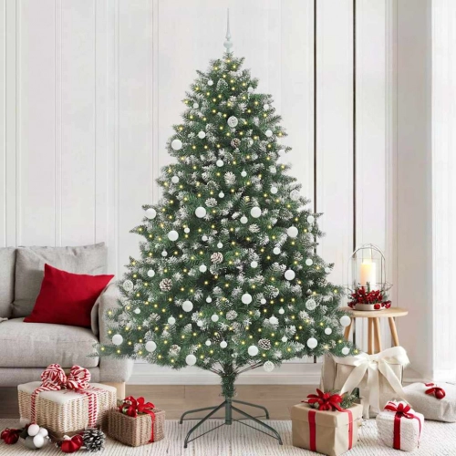 Mākslīgā Ziemassvētku Eglīte Su 300 Led Zaļa 140 X 140 X 210 Cm Vidaxl