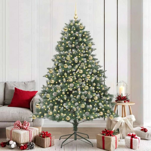 Mākslīgā Ziemassvētku Eglīte Su 300 Led Zaļa 140 X 140 X 210 Cm Vidaxl