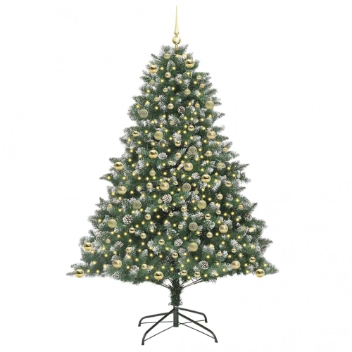 Mākslīgā Ziemassvētku Eglīte Su 300 Led Zaļa 140 X 140 X 210 Cm Vidaxl