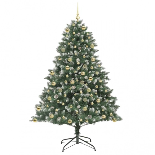 Mākslīgā Ziemassvētku Eglīte Su 300 Led Zaļa 140 X 140 X 210 Cm Vidaxl