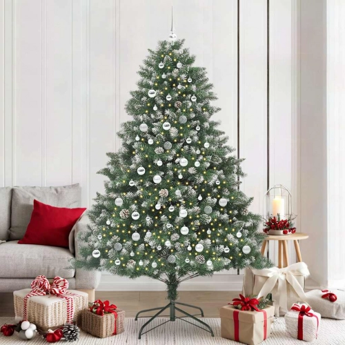 Mākslīgā Ziemassvētku Eglīte Su 300 Led Zaļa 140 X 140 X 210 Cm Vidaxl