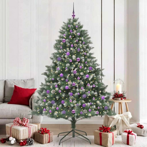 Mākslīgā Ziemassvētku Eglīte Su 300 Led Zaļa 140 X 140 X 210 Cm Vidaxl