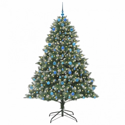 Mākslīgā Ziemassvētku Eglīte Su 300 Led Zaļa 140 X 140 X 210 Cm Vidaxl