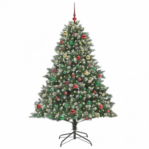 Mākslīgā Ziemassvētku Eglīte Su 300 Led Zaļa 140 X 140 X 210 Cm Vidaxl