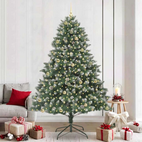 Mākslīgā Ziemassvētku Eglīte Su 300 Led Zaļa 160 X 160 X 240 Cm Vidaxl