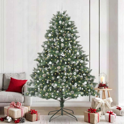 Mākslīgā Ziemassvētku Eglīte Su 300 Led Zaļa 160 X 160 X 240 Cm Vidaxl