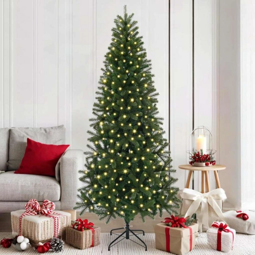 Mākslīgā Ziemassvētku Eglīte Su 300 Led Zaļa 180 Cm Pe Un Pvc Vidaxl