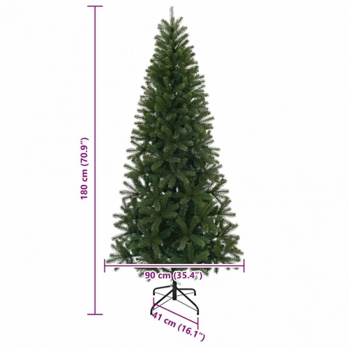 Mākslīgā Ziemassvētku Eglīte Su 300 Led Zaļa 180 Cm Pe Un Pvc Vidaxl