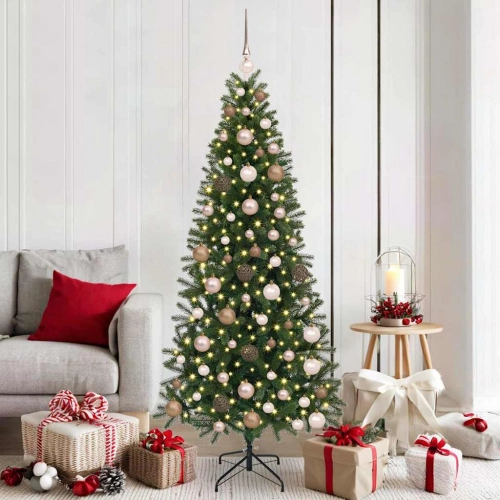 Mākslīgā Ziemassvētku Eglīte Su 300 Led Zaļa 180 Cm Pe Un Pvc Vidaxl