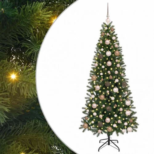 Mākslīgā Ziemassvētku Eglīte Su 300 Led Zaļa 180 Cm Pe Un Pvc Vidaxl
