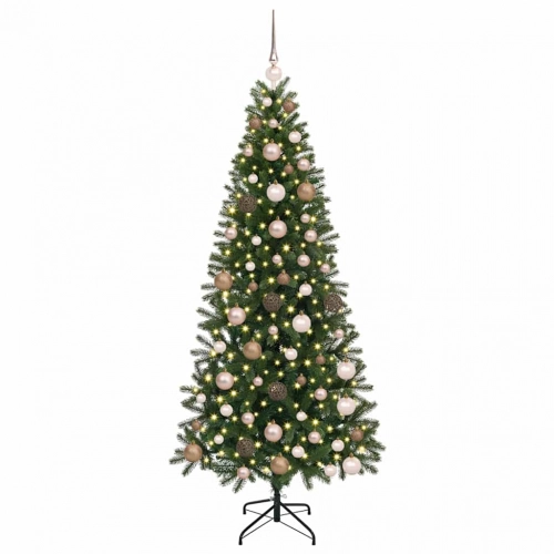 Mākslīgā Ziemassvētku Eglīte Su 300 Led Zaļa 180 Cm Pe Un Pvc Vidaxl