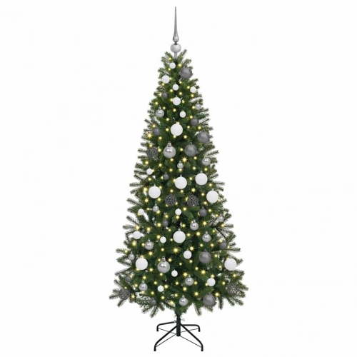 Mākslīgā Ziemassvētku Eglīte Su 300 Led Zaļa 180 Cm Pe Un Pvc Vidaxl