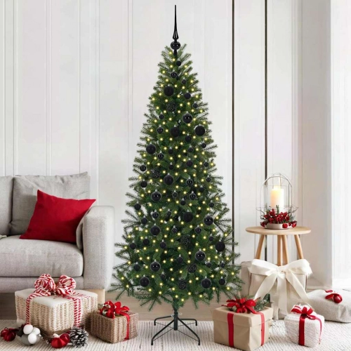 Mākslīgā Ziemassvētku Eglīte Su 300 Led Zaļa 180 Cm Pe Un Pvc Vidaxl