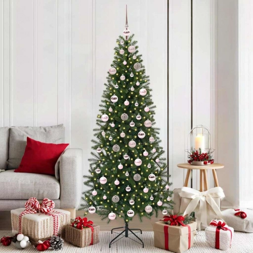 Mākslīgā Ziemassvētku Eglīte Su 300 Led Zaļa 180 Cm Pe Un Pvc Vidaxl