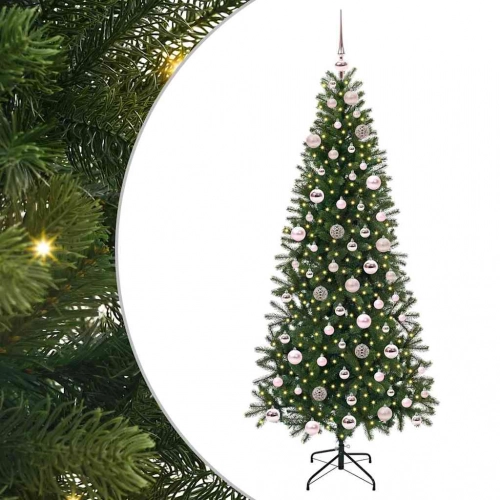 Mākslīgā Ziemassvētku Eglīte Su 300 Led Zaļa 180 Cm Pe Un Pvc Vidaxl