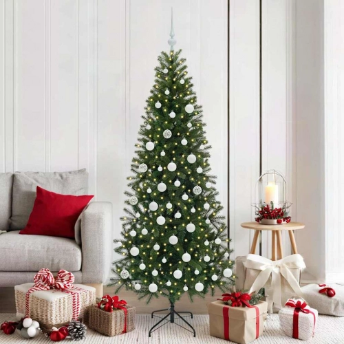 Mākslīgā Ziemassvētku Eglīte Su 300 Led Zaļa 180 Cm Pe Un Pvc Vidaxl