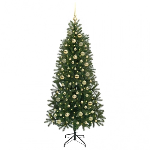 Mākslīgā Ziemassvētku Eglīte Su 300 Led Zaļa 180 Cm Pe Un Pvc Vidaxl