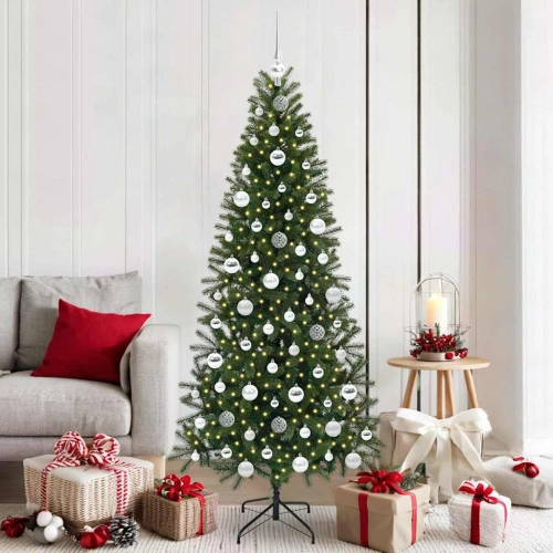 Mākslīgā Ziemassvētku Eglīte Su 300 Led Zaļa 180 Cm Pe Un Pvc Vidaxl