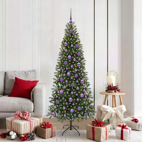 Mākslīgā Ziemassvētku Eglīte Su 300 Led Zaļa 180 Cm Pe Un Pvc Vidaxl