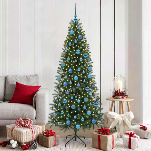 Mākslīgā Ziemassvētku Eglīte Su 300 Led Zaļa 180 Cm Pe Un Pvc Vidaxl