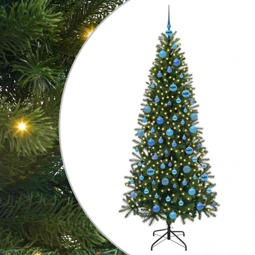 Mākslīgā Ziemassvētku Eglīte Su 300 Led Zaļa 180 Cm Pe Un Pvc Vidaxl