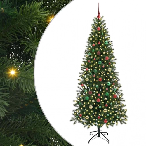 Mākslīgā Ziemassvētku Eglīte Su 300 Led Zaļa 180 Cm Pe Un Pvc Vidaxl