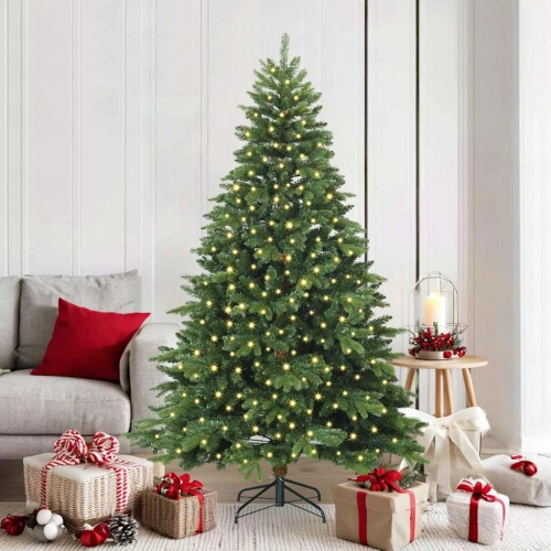 Mākslīgā Ziemassvētku Eglīte Su 300 Led Zaļa 180 Cm Pe Un Pvc Vidaxl