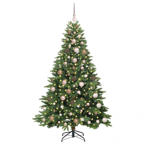 Mākslīgā Ziemassvētku Eglīte Su 300 Led Zaļa 180 Cm Pe Un Pvc Vidaxl