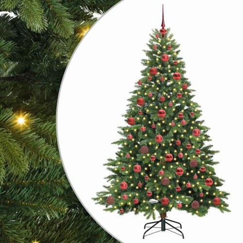 Mākslīgā Ziemassvētku Eglīte Su 300 Led Zaļa 180 Cm Pe Un Pvc Vidaxl