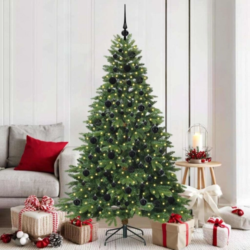 Mākslīgā Ziemassvētku Eglīte Su 300 Led Zaļa 180 Cm Pe Un Pvc Vidaxl