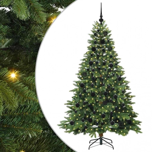 Mākslīgā Ziemassvētku Eglīte Su 300 Led Zaļa 180 Cm Pe Un Pvc Vidaxl