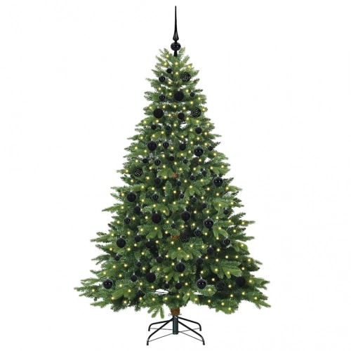 Mākslīgā Ziemassvētku Eglīte Su 300 Led Zaļa 180 Cm Pe Un Pvc Vidaxl