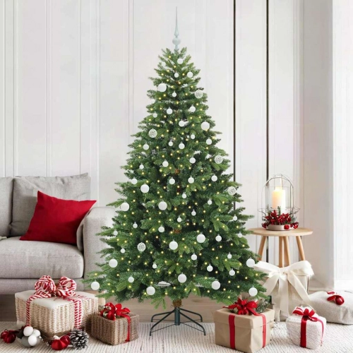 Mākslīgā Ziemassvētku Eglīte Su 300 Led Zaļa 180 Cm Pe Un Pvc Vidaxl