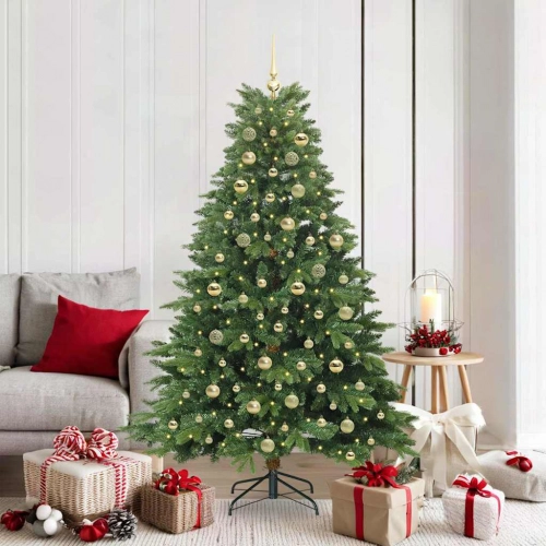 Mākslīgā Ziemassvētku Eglīte Su 300 Led Zaļa 180 Cm Pe Un Pvc Vidaxl