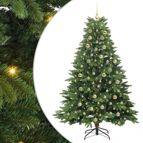 Mākslīgā Ziemassvētku Eglīte Su 300 Led Zaļa 180 Cm Pe Un Pvc Vidaxl