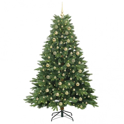 Mākslīgā Ziemassvētku Eglīte Su 300 Led Zaļa 180 Cm Pe Un Pvc Vidaxl