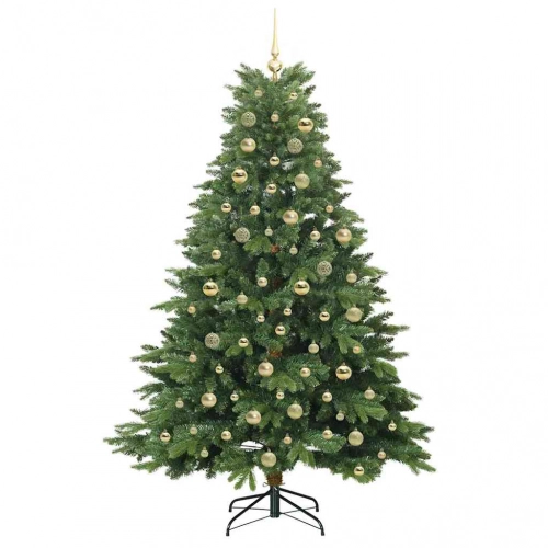 Mākslīgā Ziemassvētku Eglīte Su 300 Led Zaļa 180 Cm Pe Un Pvc Vidaxl